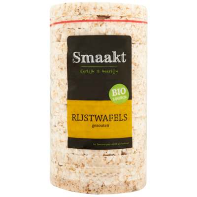 Smaakt Rijstwafels gezouten